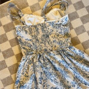 Commense Blue Floral garden midi dress | New, never worn | Size small